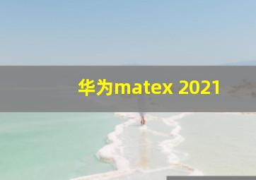 华为matex 2021